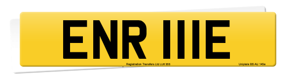 Registration number ENR 111E